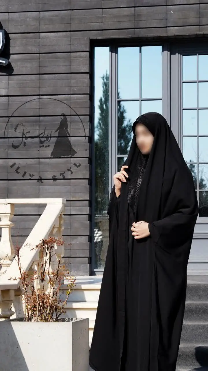 💢 مدل چادر: خبرنگاری ساده (کارمندی) 
