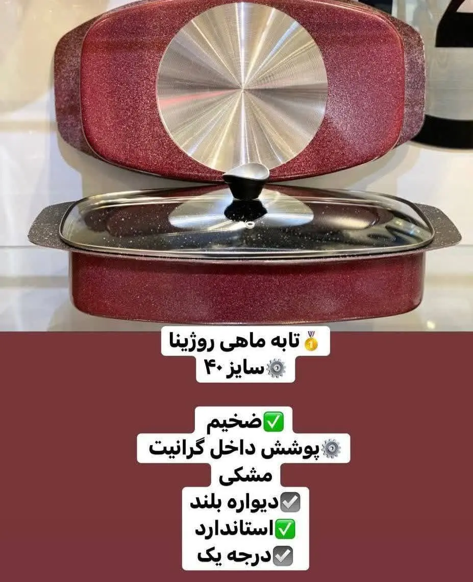 🔱تابه ماهی روژینا