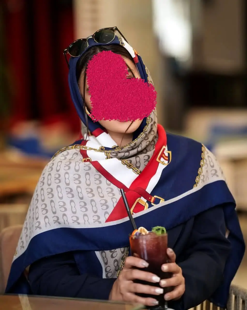 #سیا_اسکارف