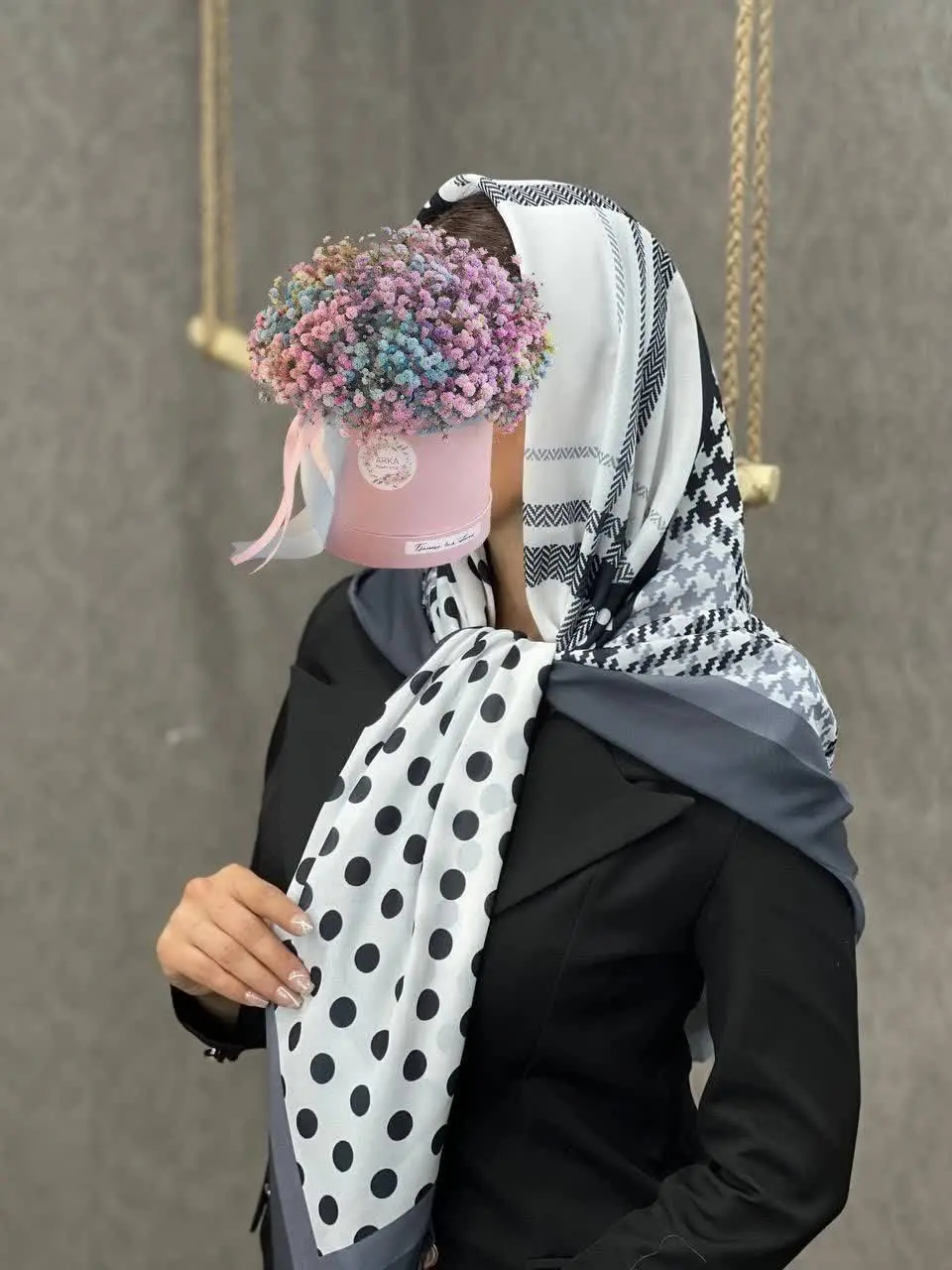 ⚜ روسری حریر نخ 🤗