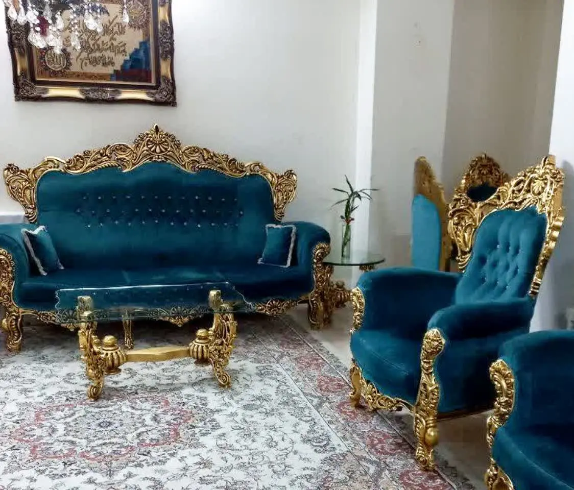 یک دست مبل ۹ نفره با ناهار خوری ۶ نفره