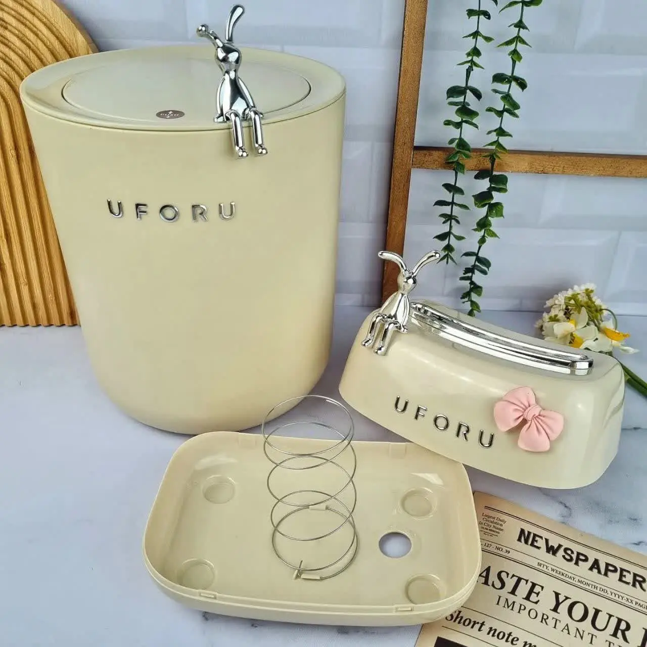 شارژ مجدد سطل و جادستمال طرح SMEG
